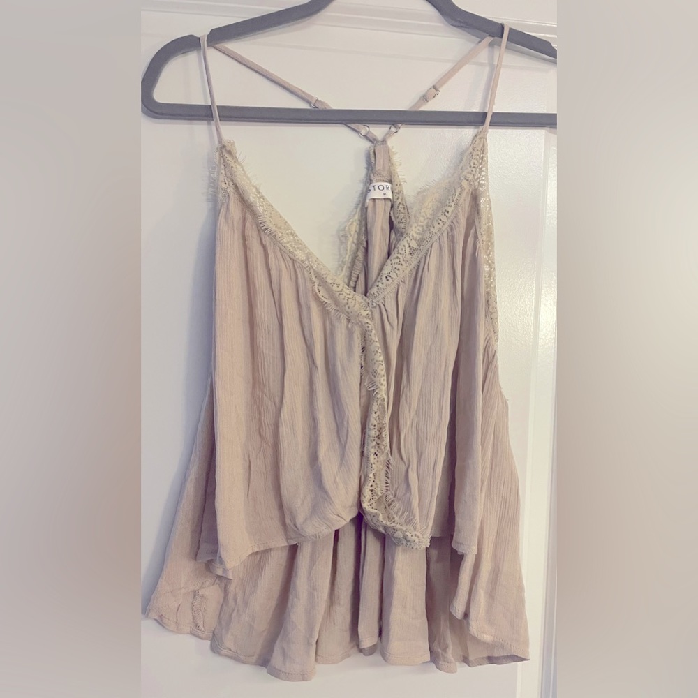 Lacy crop top! Never worn! Great for vacation